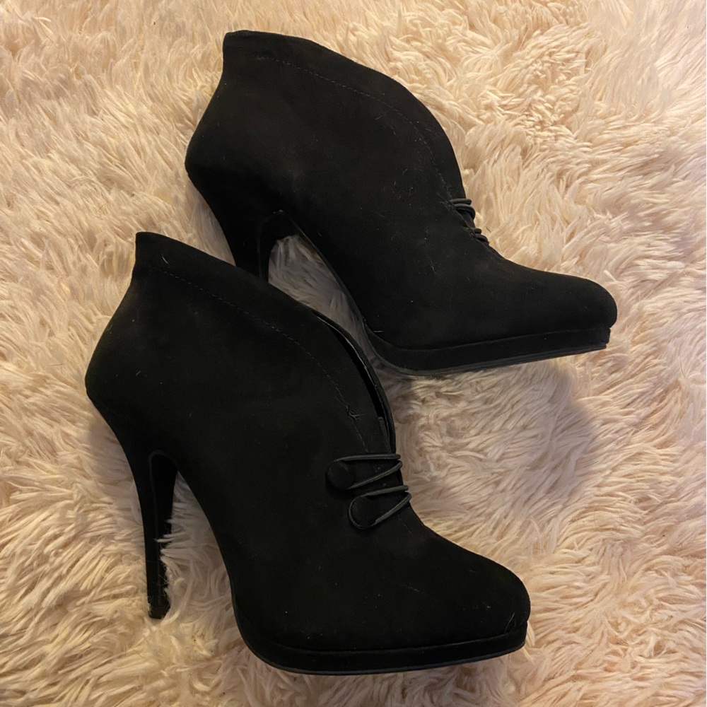Faux Suede Bootie